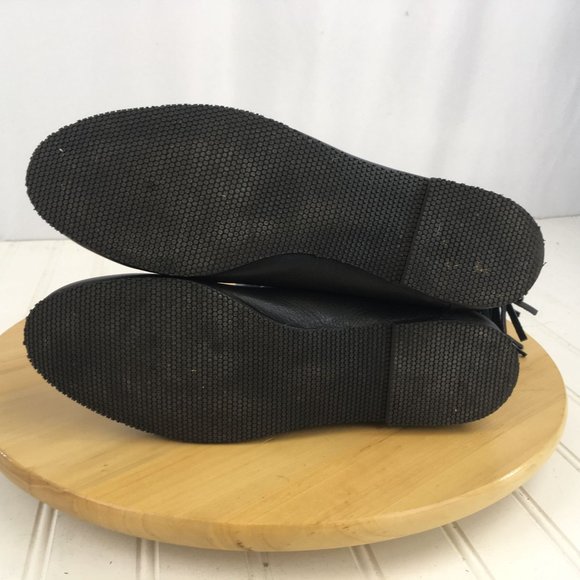 Dingo Western Black Leather Fringe Boots Womens Size 8 - Picture 5 of 9